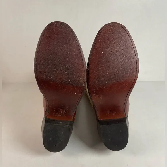 Tony Lama Buckaroo Cowboy Boots 12 D USA Made Sunset Renegade